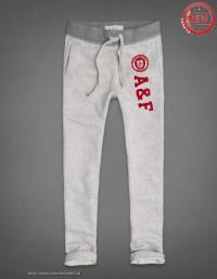 heren abercrombie and fitch elastisch sweatpants lichtgrijs rood Fashion Toronto brkcq865